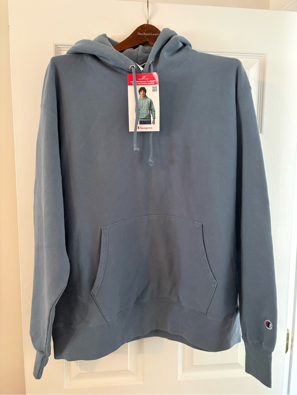 NEW Champion Men's Hoodie Sweatshirt - Slate Blue
